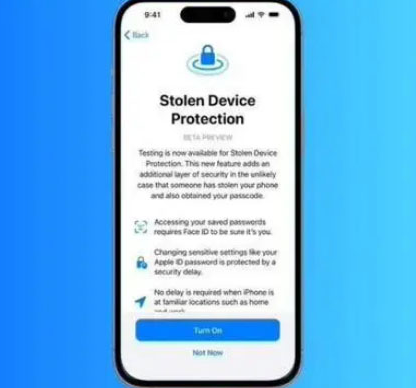 南乐苹果授权维修店分享被盗设备保护功能开启方法 